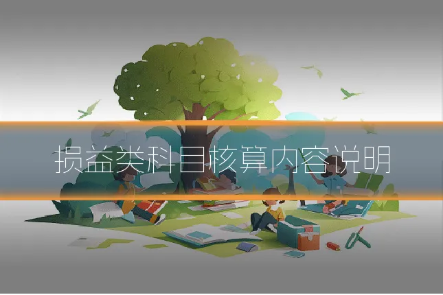 损益类科目核算内容说明