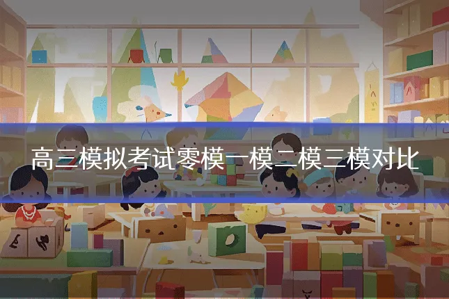 高三模拟考试零模一模二模三模对比