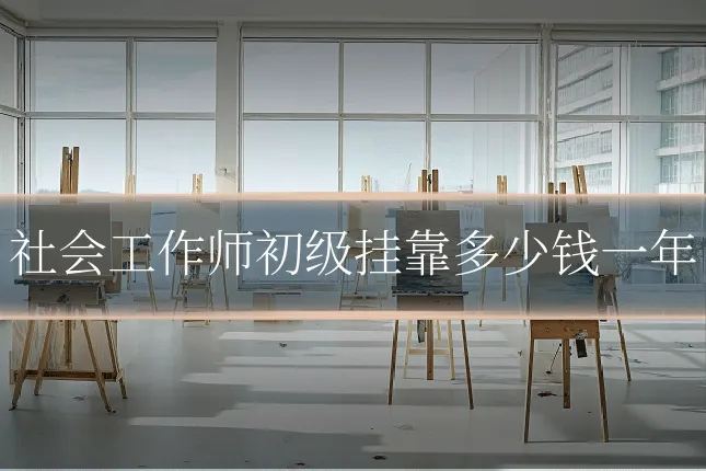 社会工作师初级挂靠多少钱一年