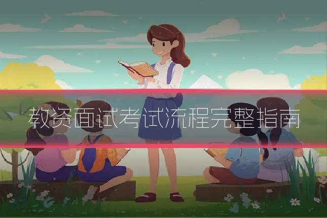 教资面试考试流程完整指南