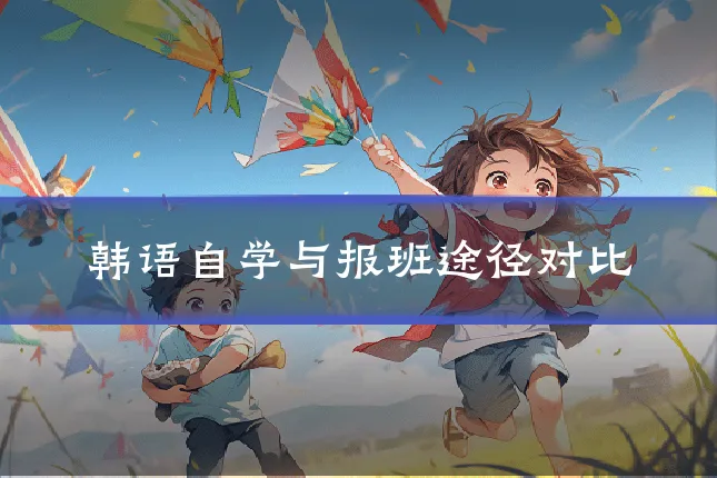 韩语自学与报班途径对比