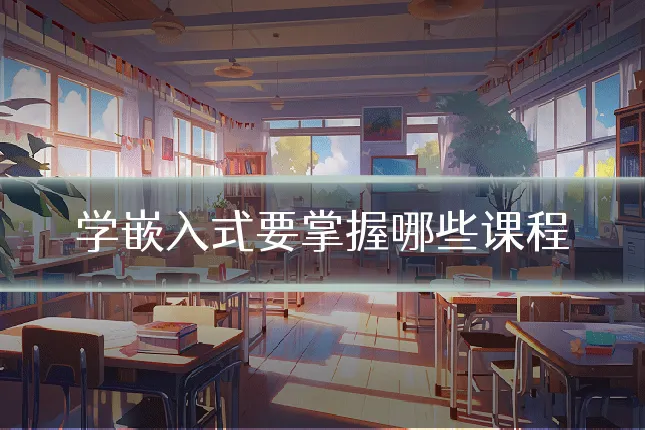 学嵌入式要掌握哪些课程