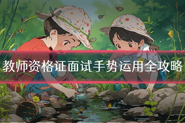 教师资格证面试手势运用全攻略