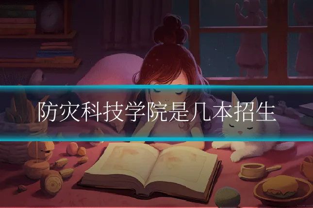 防灾科技学院是几本招生