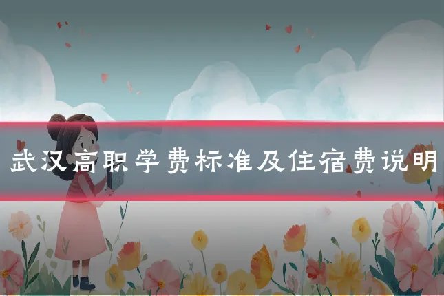 武汉高职学费标准及住宿费说明