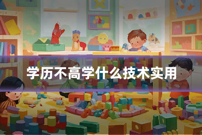学历不高学什么技术实用