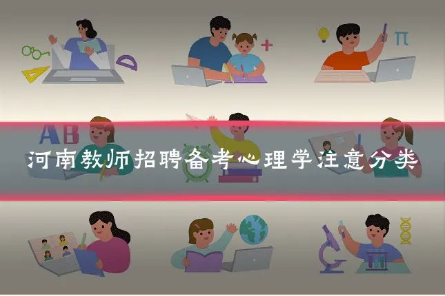 河南教师招聘备考心理学注意分类