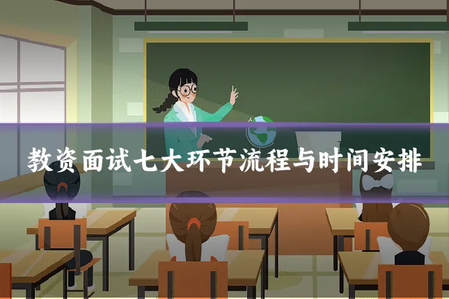教资面试七大环节流程与时间安排