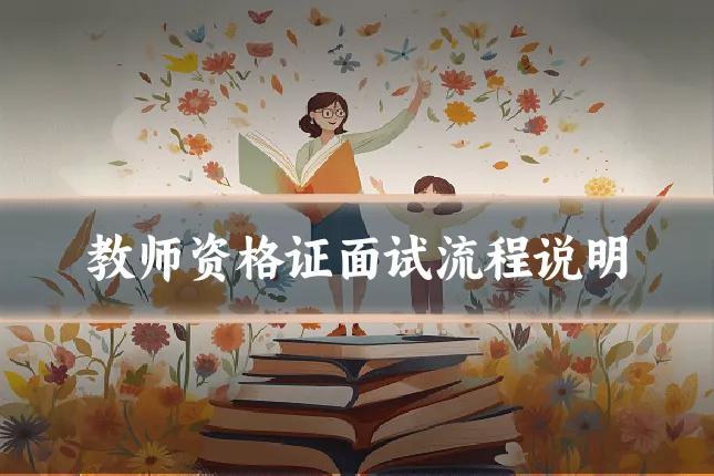 教师资格证面试流程说明