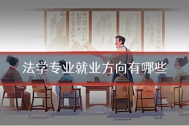 法学专业就业方向有哪些