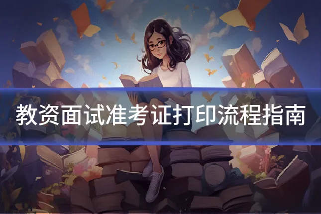 教资面试准考证打印流程指南