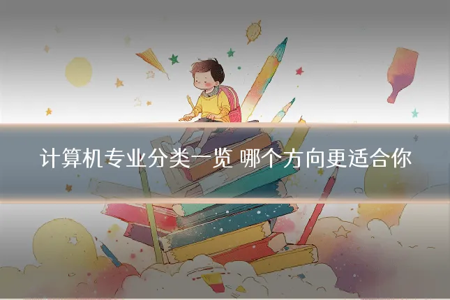 计算机专业分类一览 哪个方向更适合你