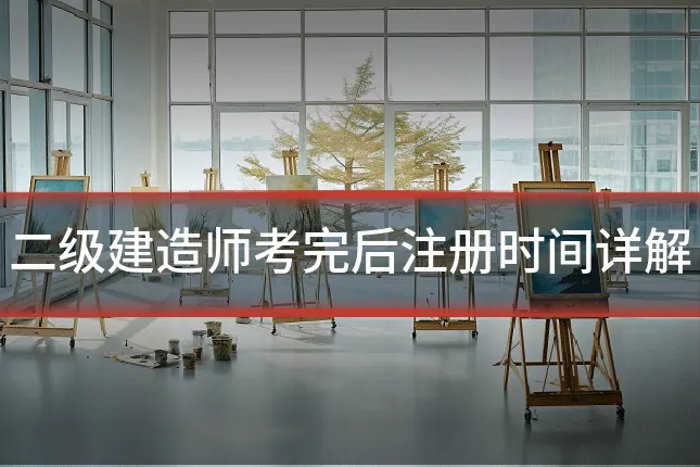 二级建造师考完后注册时间详解