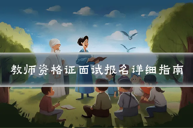 教师资格证面试报名详细指南