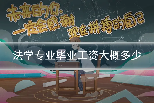 法学专业毕业工资大概多少