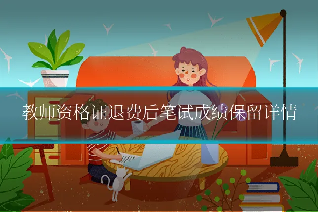教师资格证退费后笔试成绩保留详情