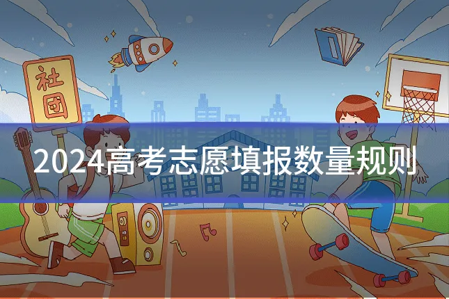 2024高考志愿填报数量规则