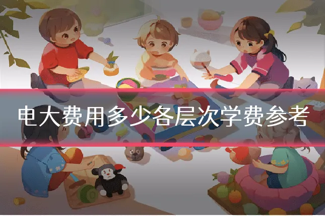 电大费用多少各层次学费参考