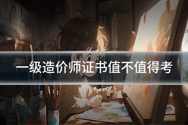 一级造价师证书值不值得考