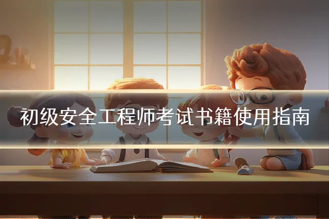 初级安全工程师考试书籍使用指南