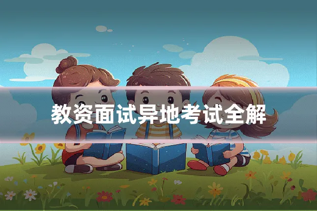 教资面试异地考试全解