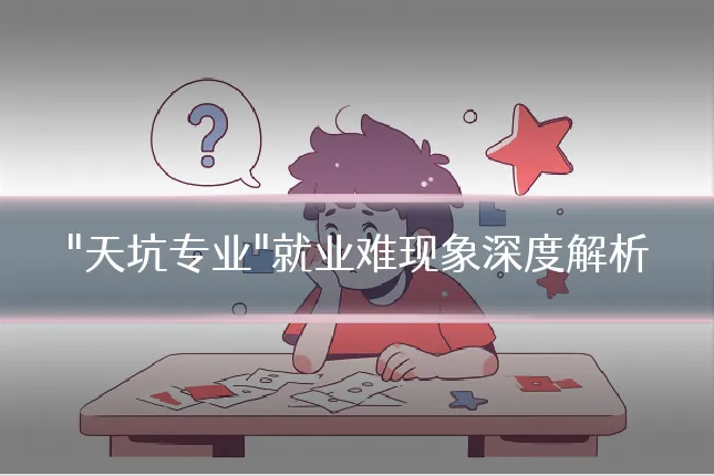 "天坑专业"就业难现象深度解析