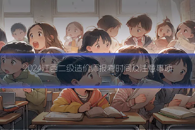 2024江西二级造价师报考时间及注意事项