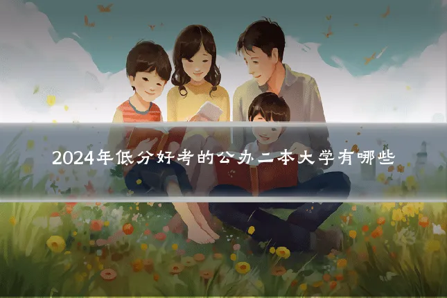 2024年低分好考的公办二本大学有哪些