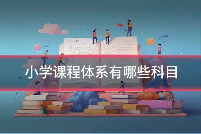 小学课程体系有哪些科目