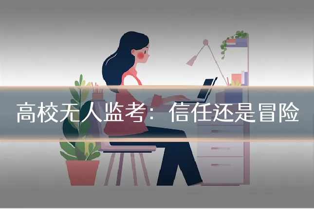 高校无人监考:信任还是冒险