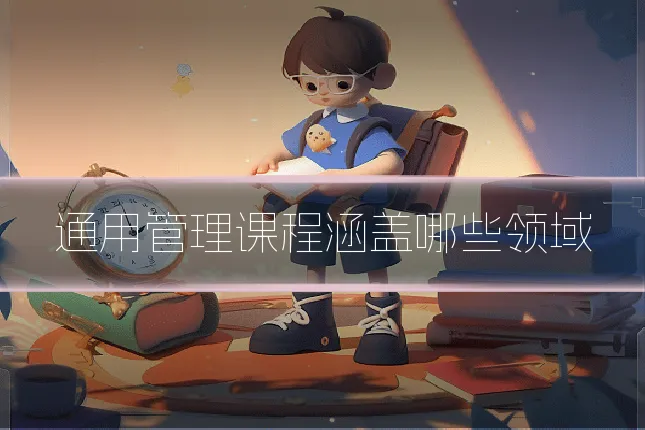 通用管理课程涵盖哪些领域
