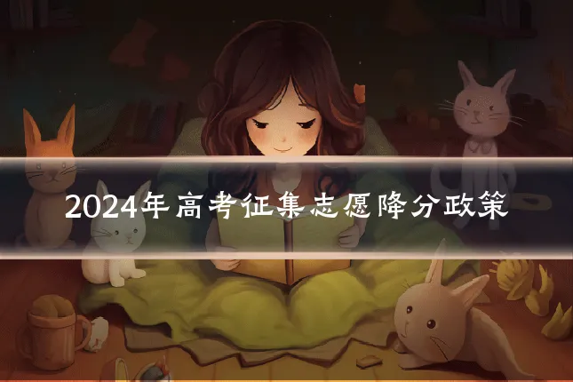 2024年高考征集志愿降分政策