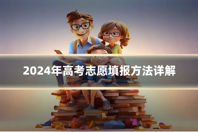 2024年高考志愿填报方法详解