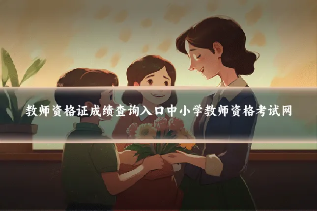 教师资格证成绩查询入口中小学教师资格考试网