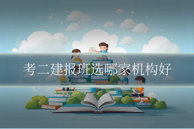 考二建报班选哪家机构好