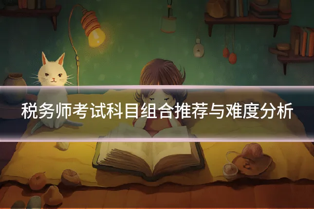 税务师考试科目组合推荐与难度分析