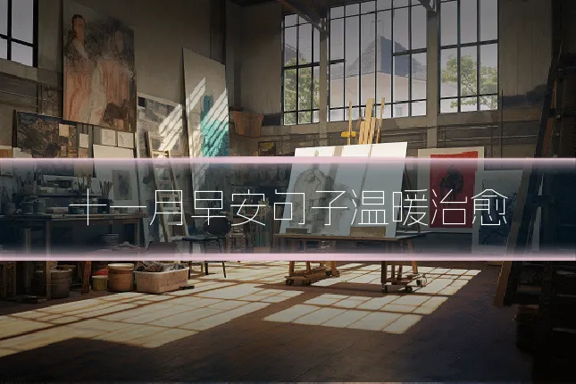 十一月早安句子温暖治愈