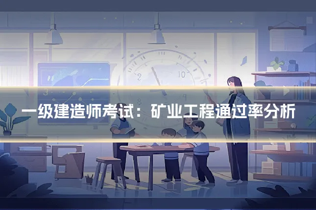 一级建造师考试：矿业工程通过率分析