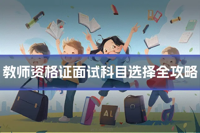 教师资格证面试科目选择全攻略