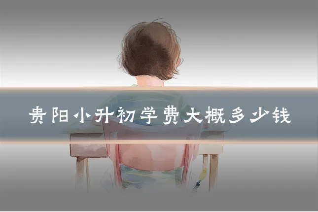 贵阳小升初学费大概多少钱