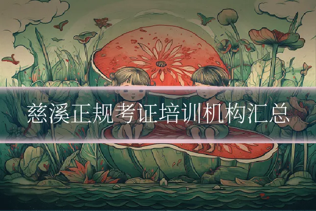 慈溪正规考证培训机构汇总