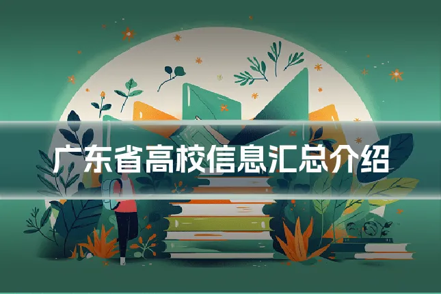广东省高校信息汇总介绍