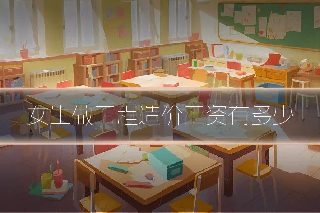 女生做工程造价工资有多少