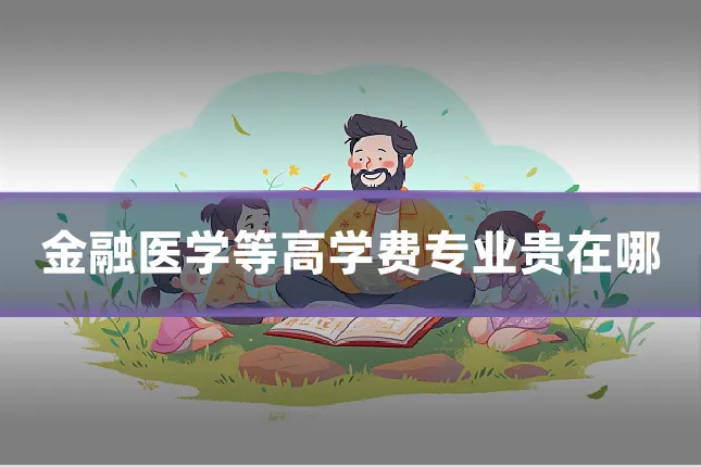 金融医学等高学费专业贵在哪