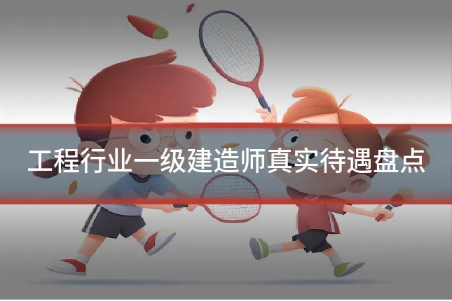 工程行业一级建造师真实待遇盘点