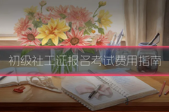 初级社工证报名考试费用指南