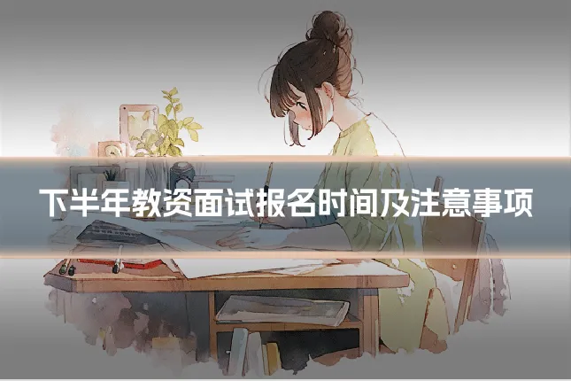 下半年教资面试报名时间及注意事项