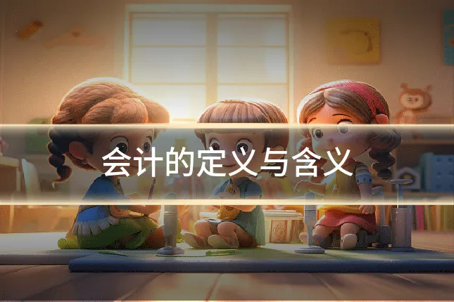 会计的定义与含义