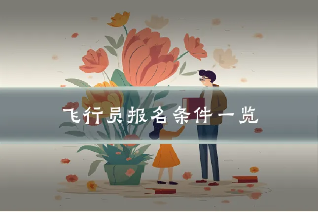 飞行员报名条件一览