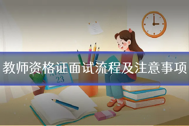 教师资格证面试流程及注意事项